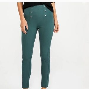 Ann Taylor The Sailor Skinny Ankle Pant Teal